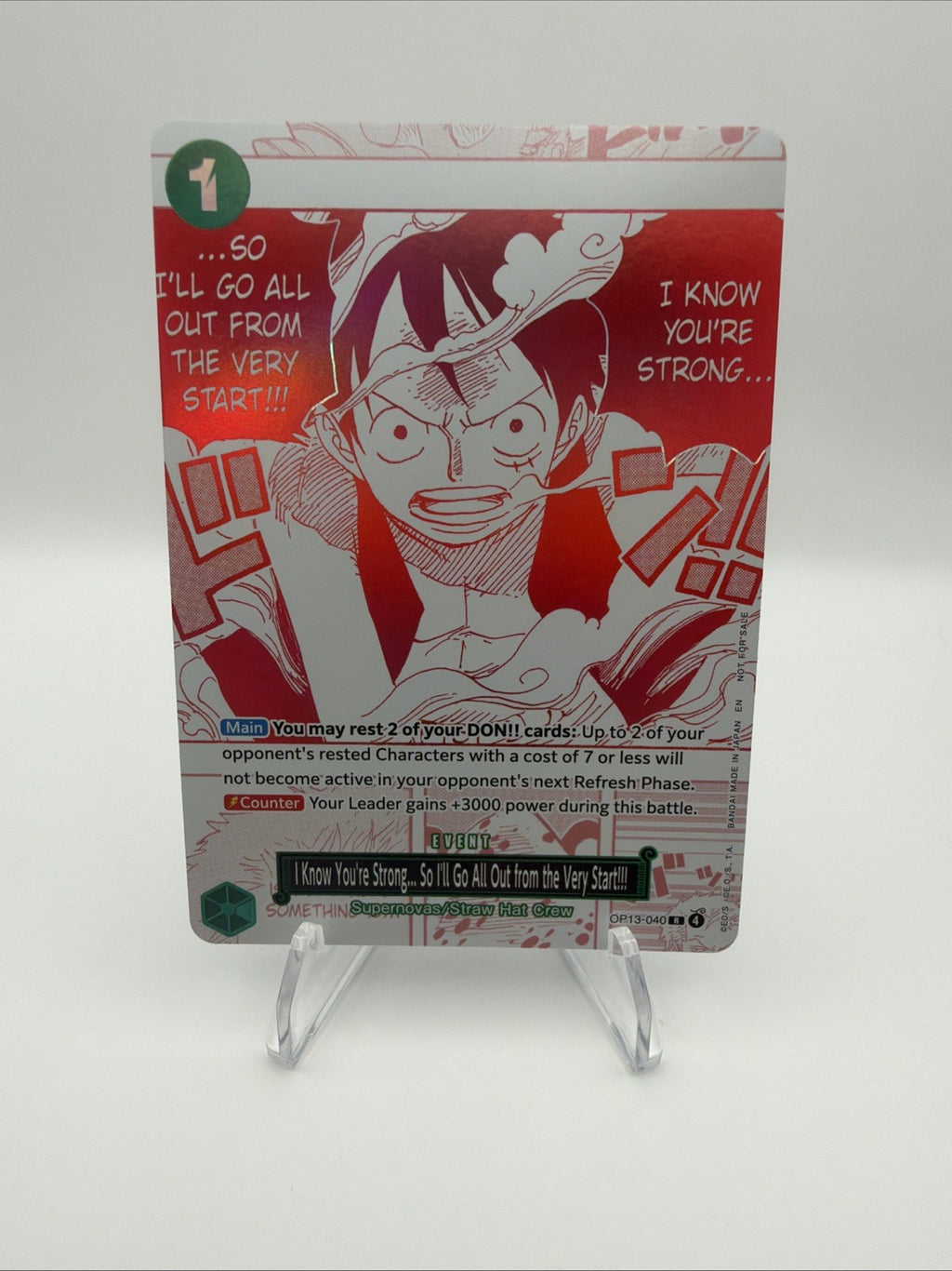 One Piece TCG 3rd Anniversary Treasure Campaign Promo Luffy Ace Sabo Lot x6 NM
