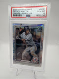 2020 Bowman Draft Oswald Peraza Chrome Refractor #BD-27 PSA 10 Yankees