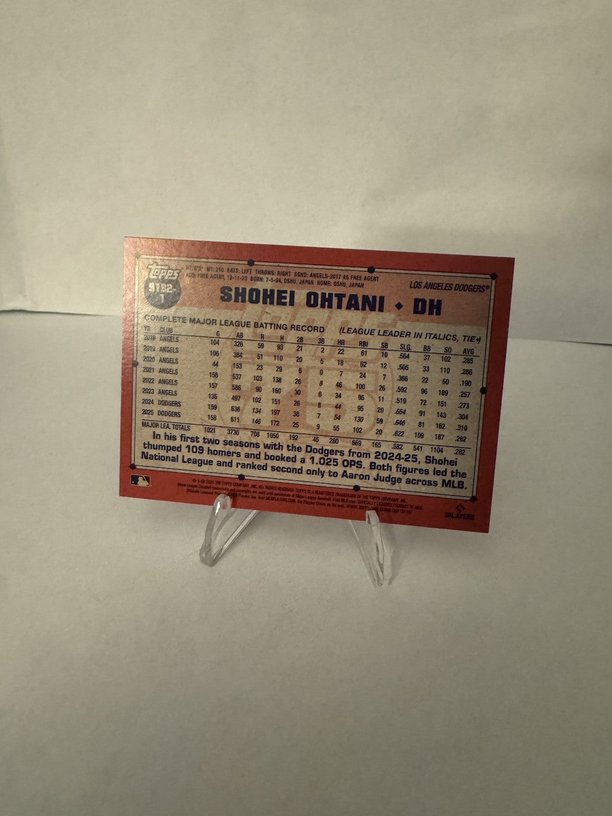 Topps 2025 Topps 75 Shohei Ohtani Los Angeles Dodgers 75th Anniv #9182-1