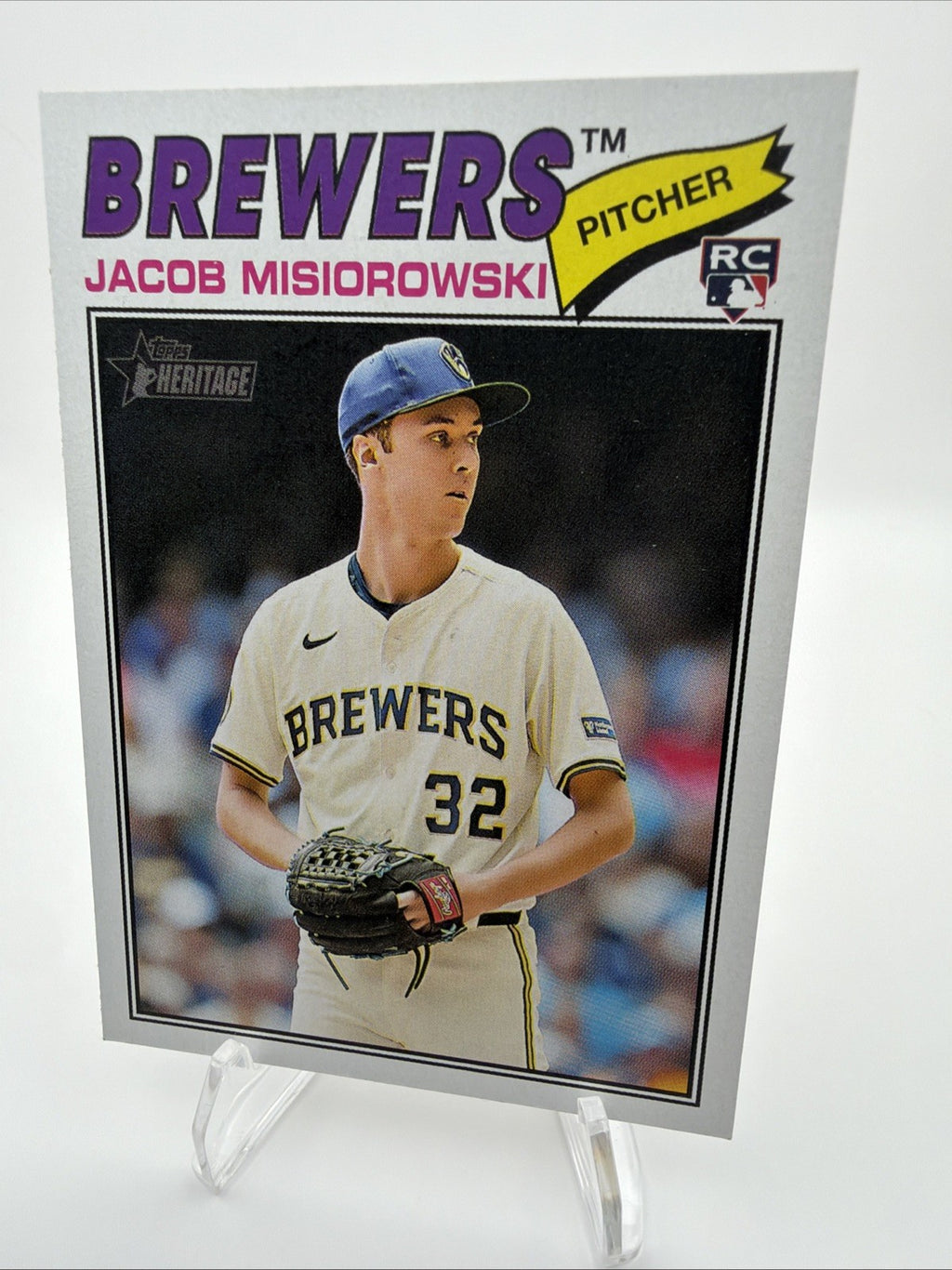 Jacob Misiorowski 2026 Rookie RC 4 Card Lot Bowman Chrome Heritage Brewers
