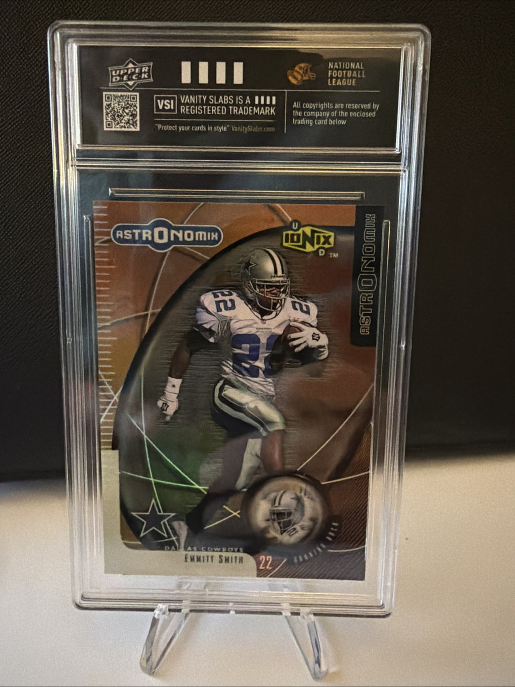 1999 UD Ionix Astronomix Emmitt Smith #A2 HOF Dallas Cowboys HOF