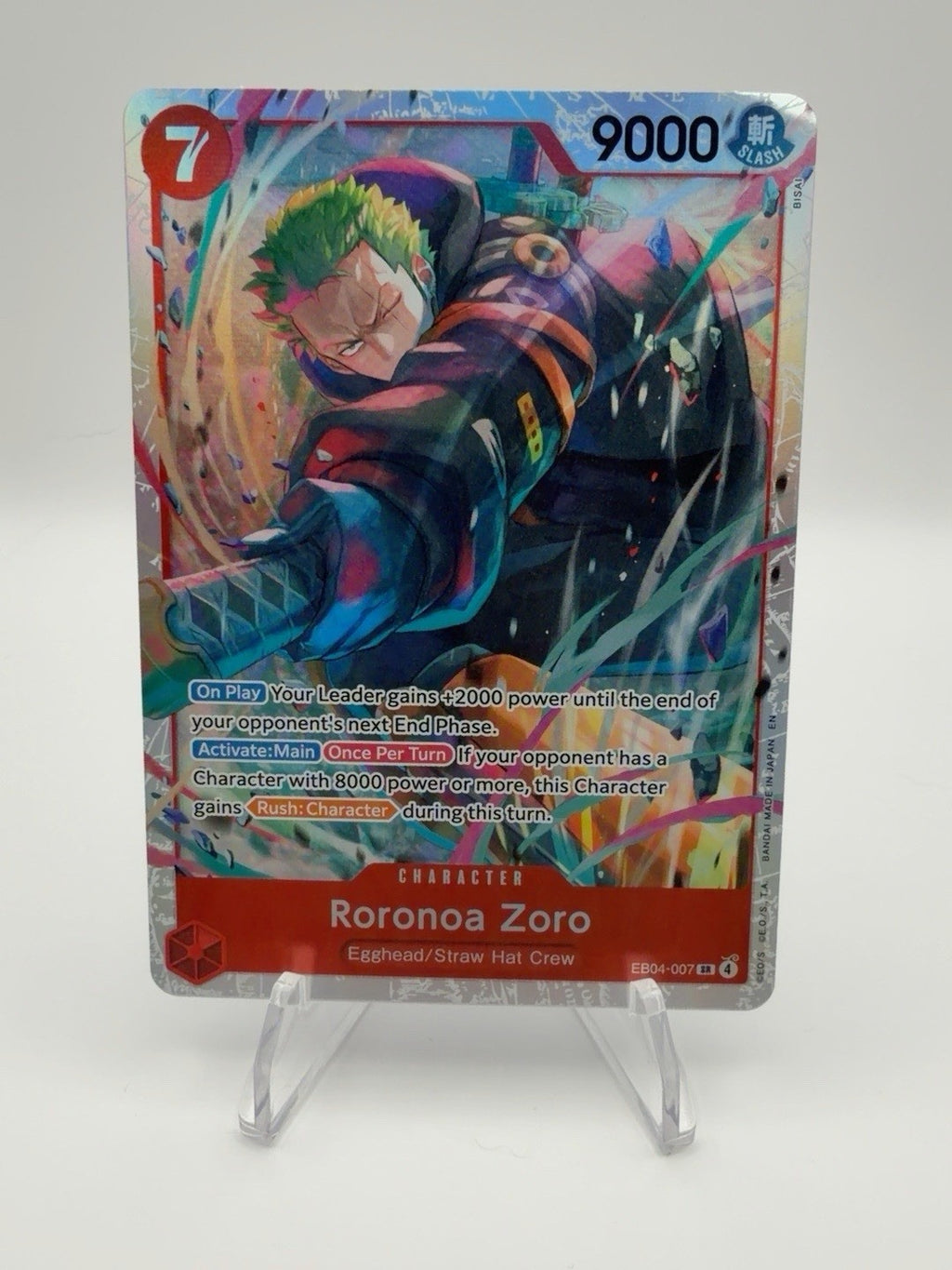 Roronoa Zoro EB04-007 SR Adventure on Kami's Island One Piece English