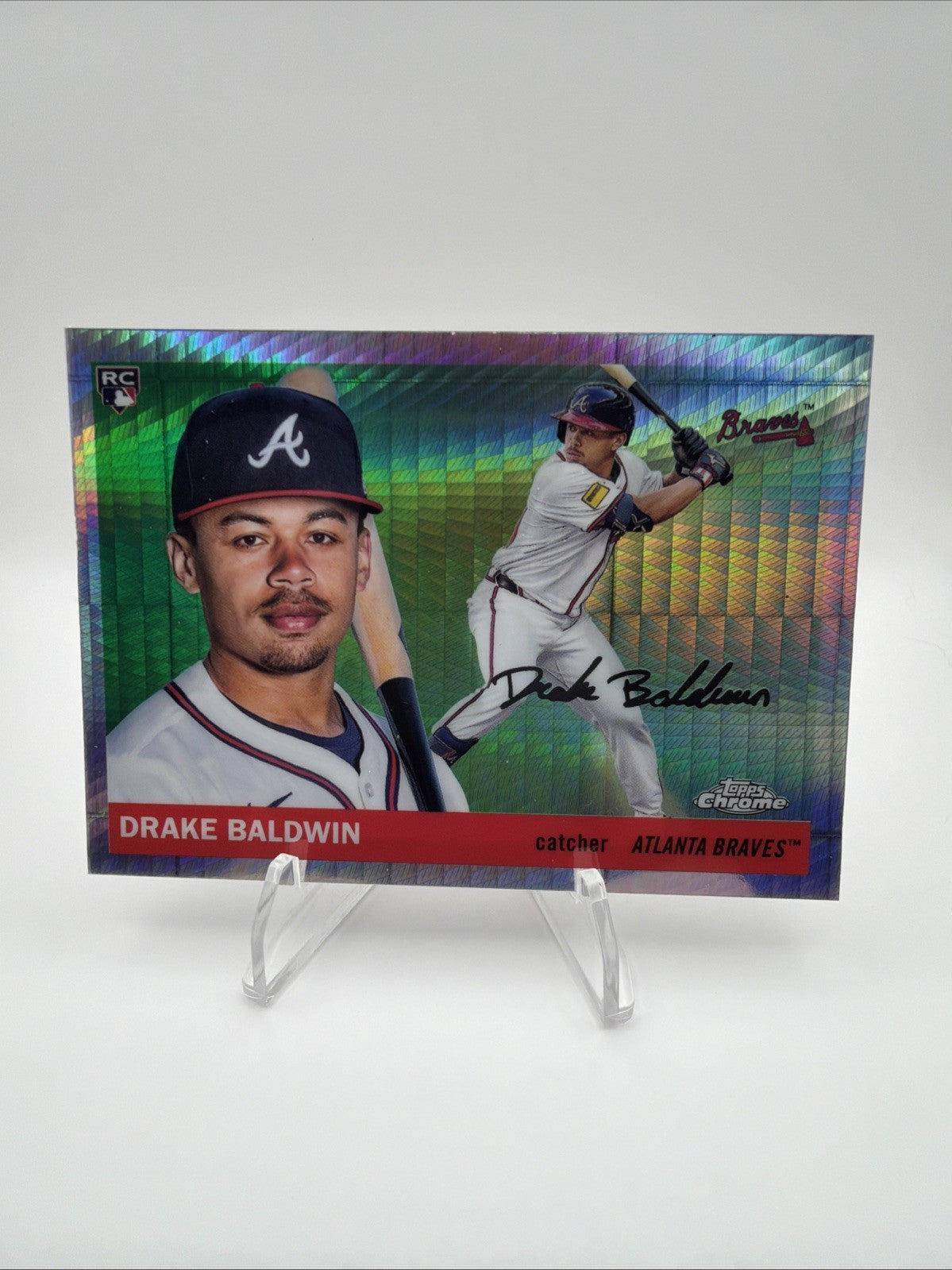 2025 Topps Chrome Platinum Anniversary - Drake Baldwin #265 Prism Refractor (RC)