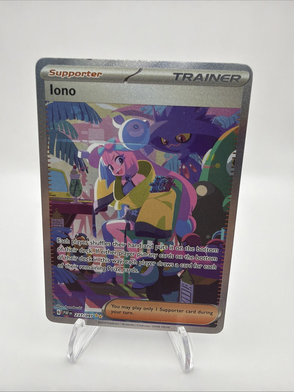 Iono 237/091 SV: Paldean Fates Holo
