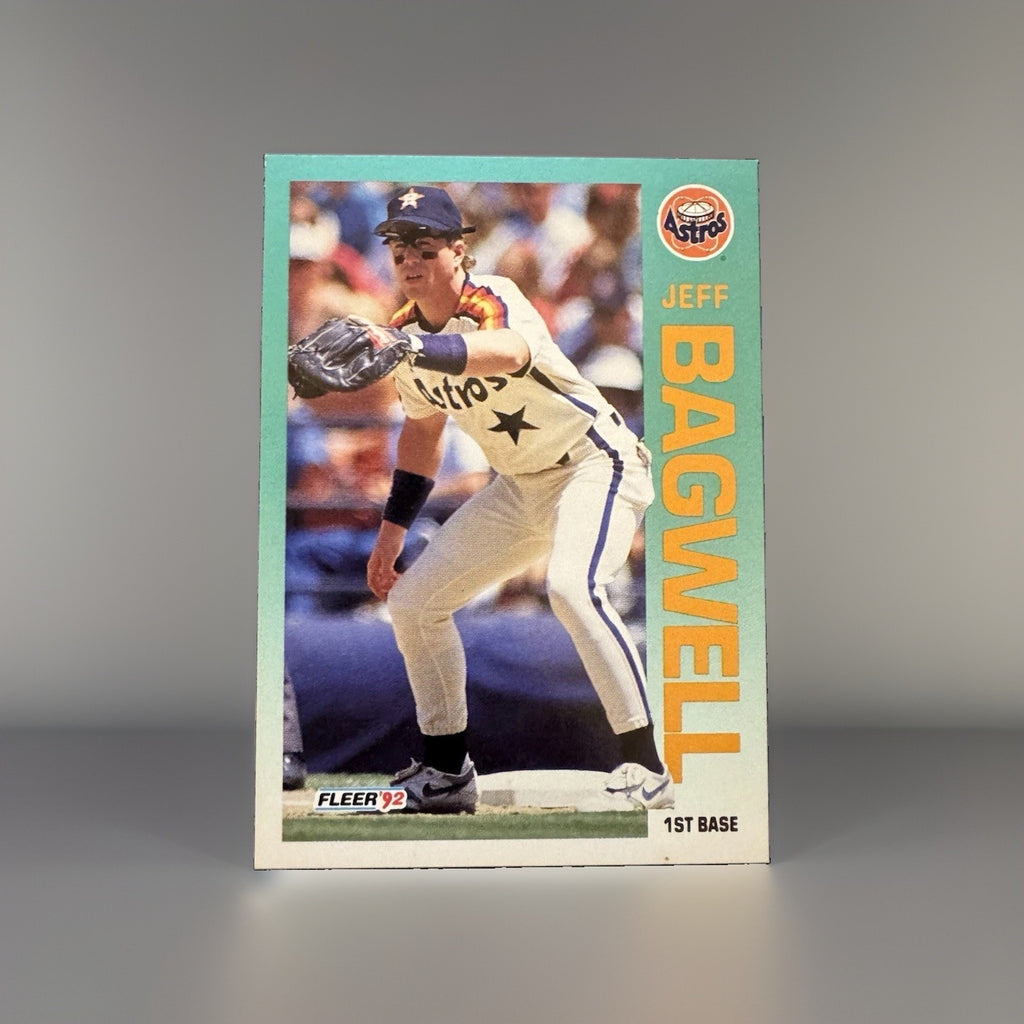 Jeff Bagwell 1992 Upper Deck #276 & Fleer #425 Lot of 2 Houston Astros HOF