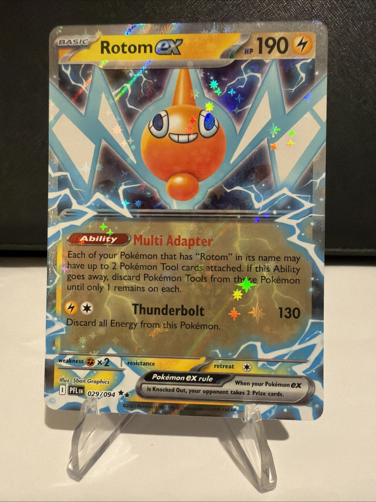 Rotom ex 029/094 Me02: Phantasmal Flames Holo