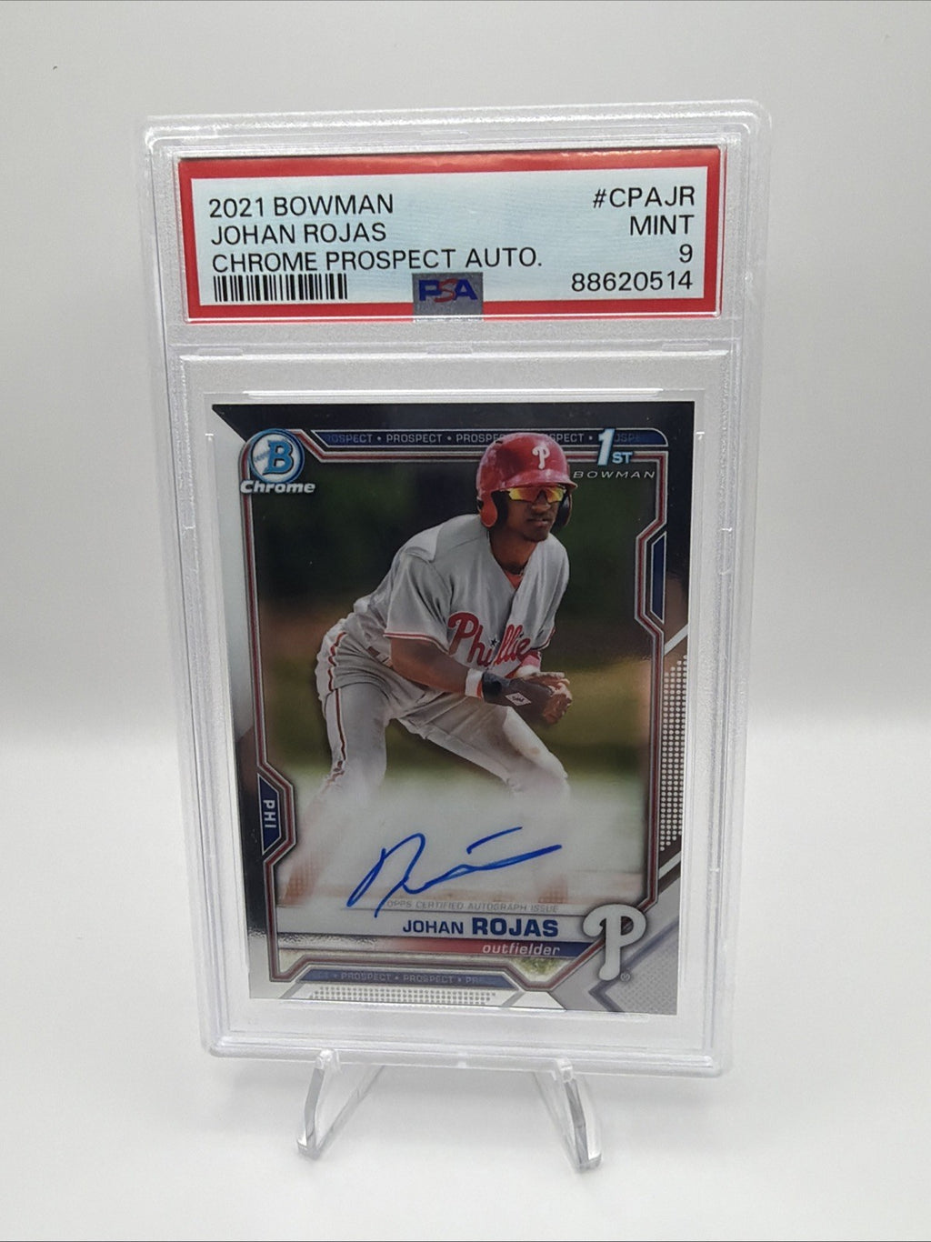 2021 Bowman - Chrome Prospects Autographs Johan Rojas #CPA-JR (AU, RC)