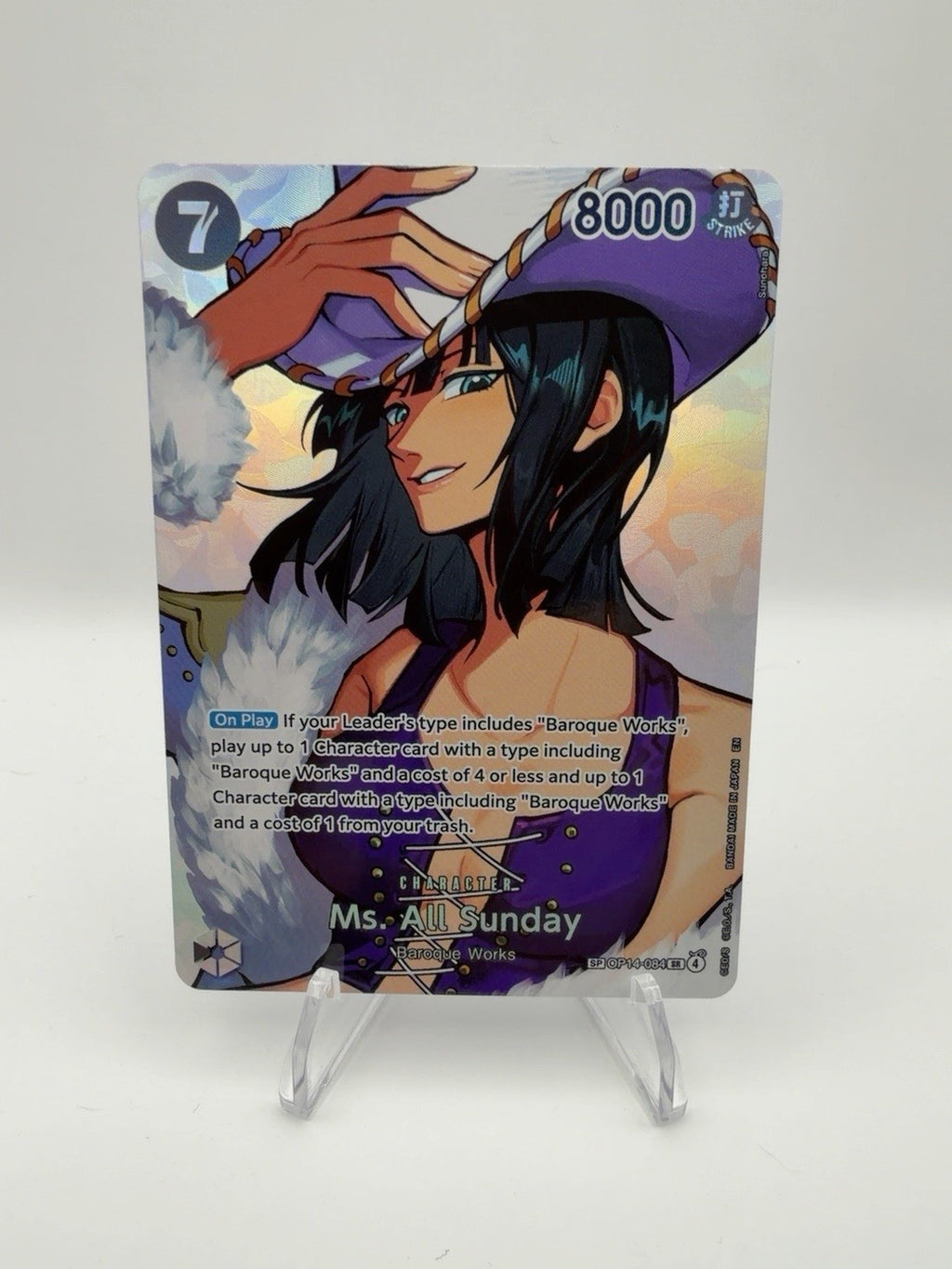 One Piece Ms. All Sunday OP14-084 SP Alt Art Foil The Time of Battle EN