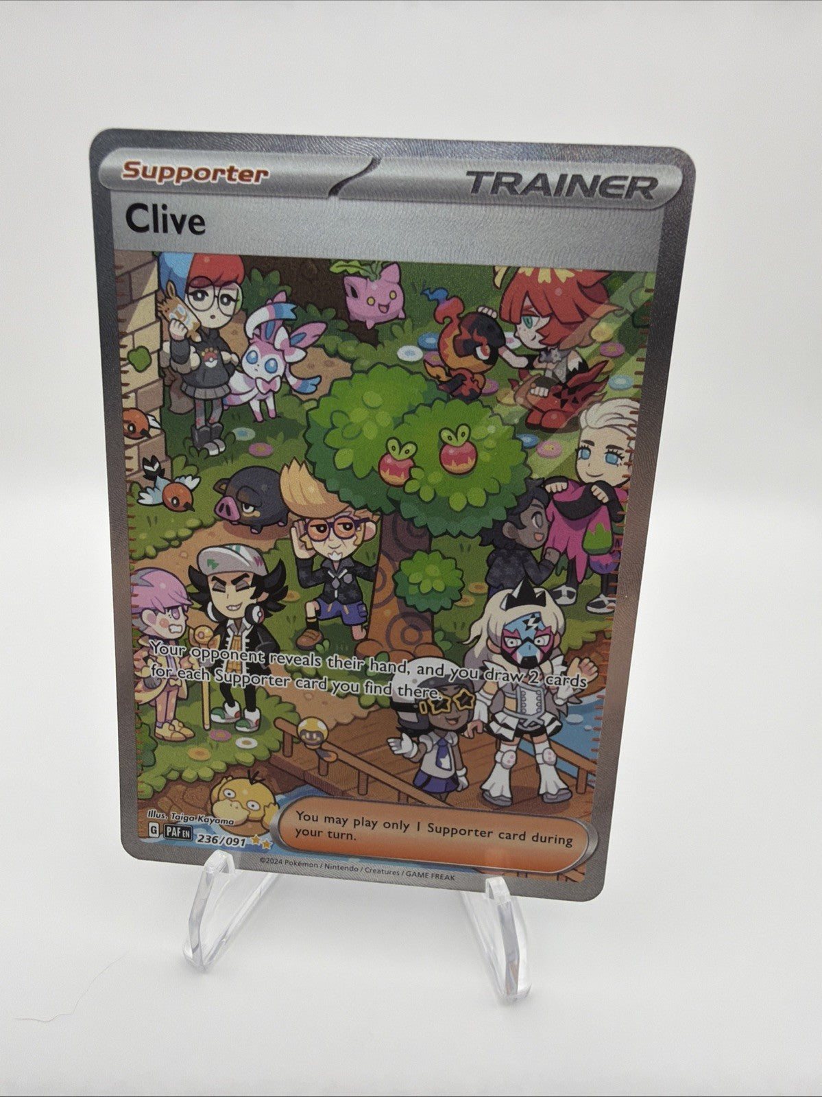 Clive 236/091 SV: Paldean Fates Holo