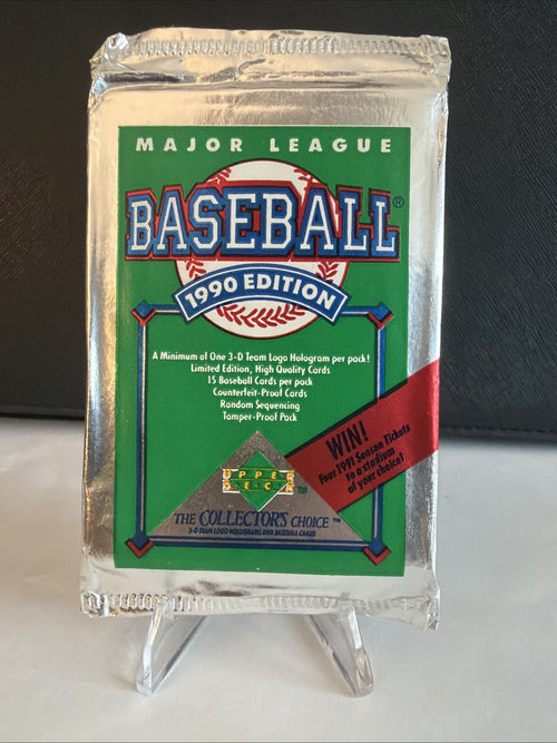 1990 Upper Deck “The Collector’s Choice” Baseball Pack (Factory Sealed)
