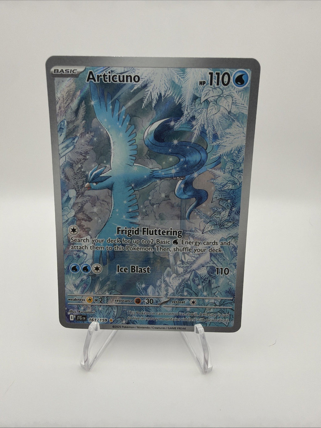 Articuno Holo IR 161/159 SV09 Journey Together NM Condition