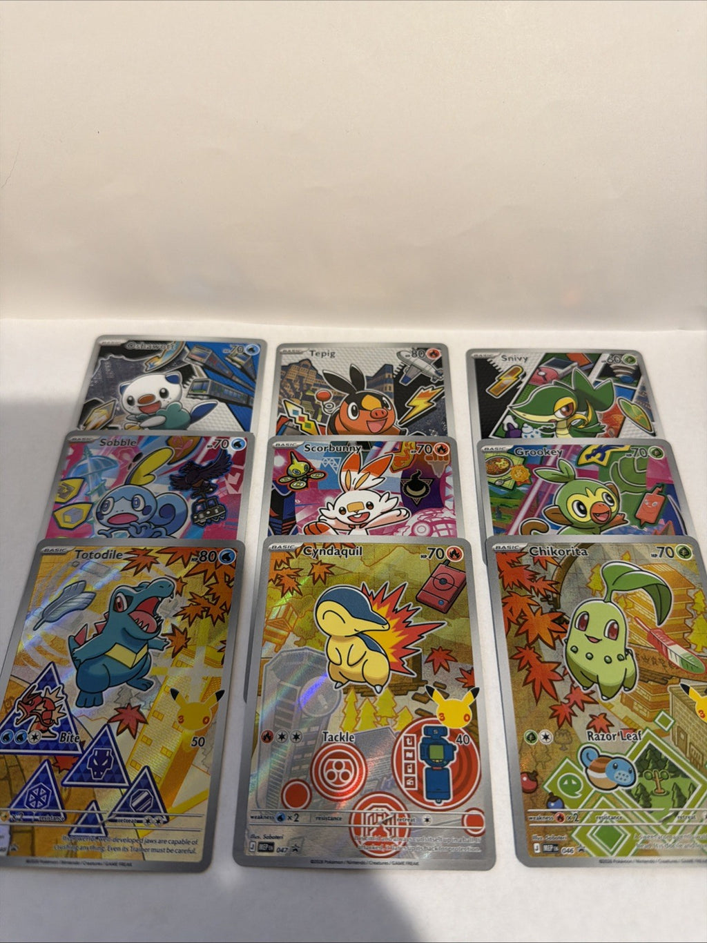 Pokemon First Partner Illustration Collection Series 2 Complete Set 9 Promo Card