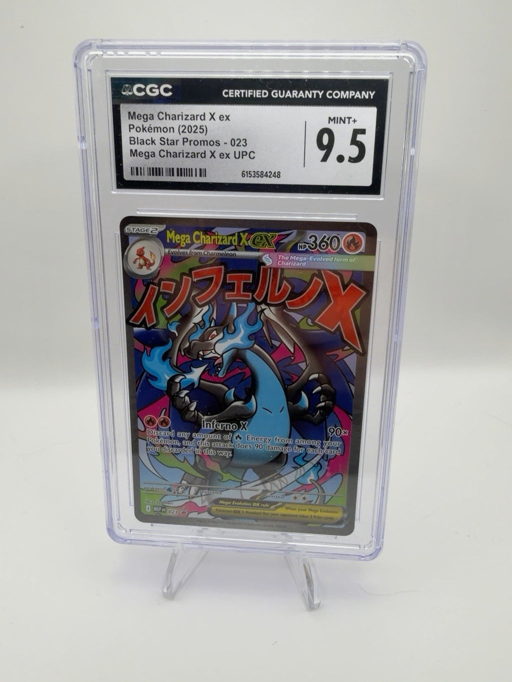 2025 Pokemon Mega Charizard x UPC EX BSP #23 CGC 9.5 RARE!