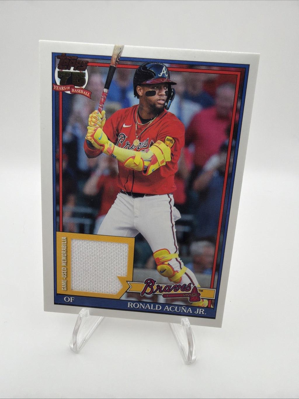 2026 Topps Series 2 - 1991 Topps Baseball Relics Ronald Acuña Jr. #91R2-RAJ...