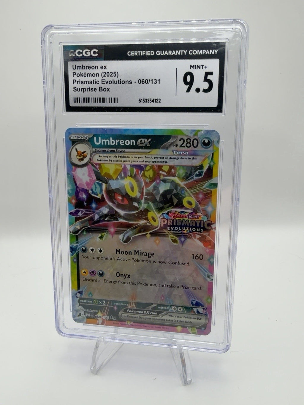 Umbreon ex - (Prismatic Evolutions Stamp) 060/131 Miscellaneous Cards & Products