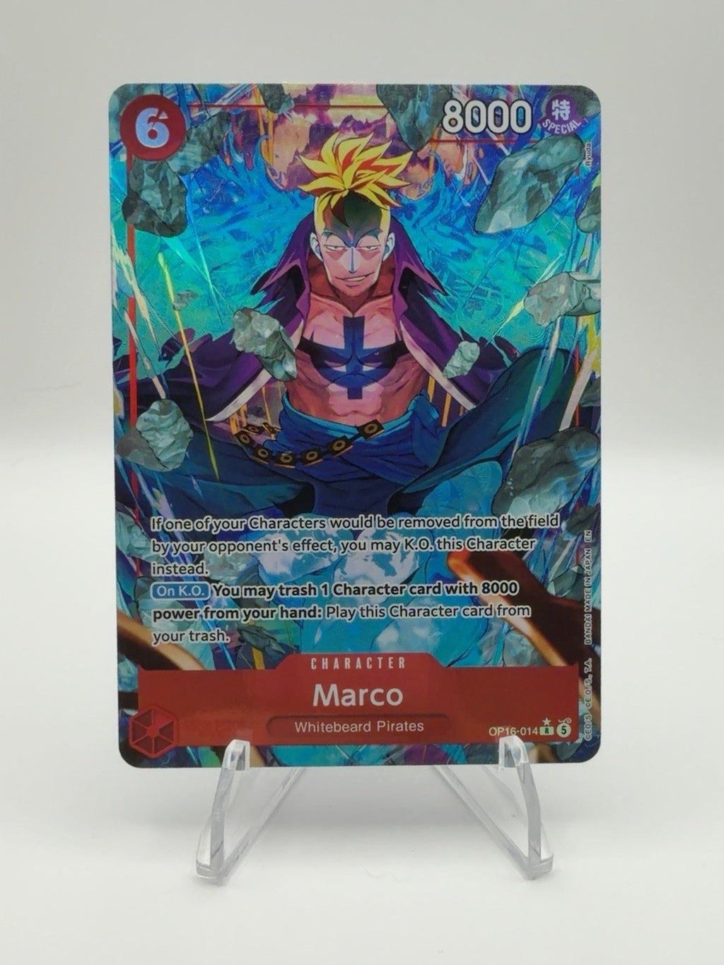 Marco OP16-014 Alternate Art Rare The Time of Battle One Piece English