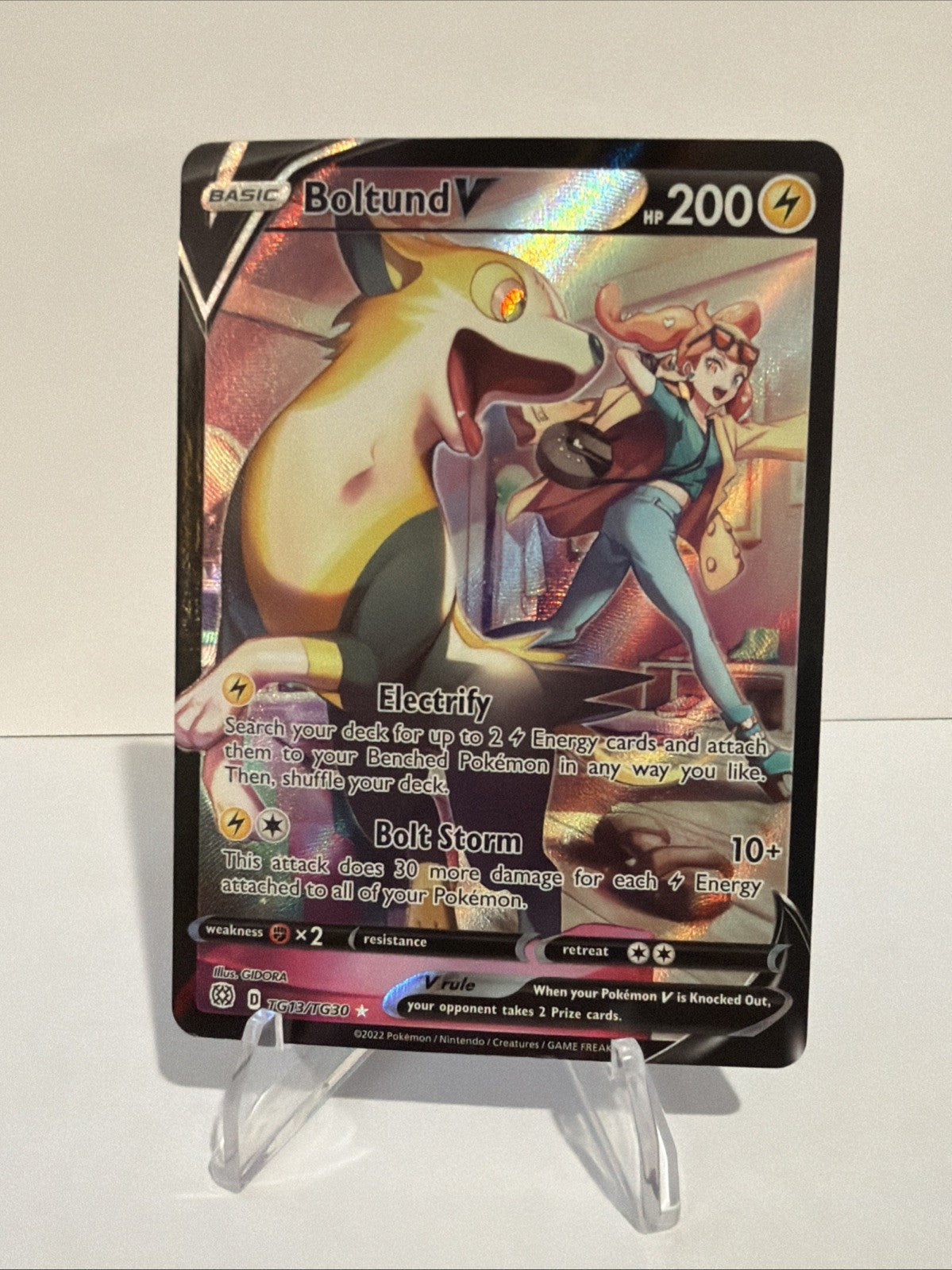 Boltund V TG13/TG30 Swsh09: Brilliant Stars Trainer Gallery Holo