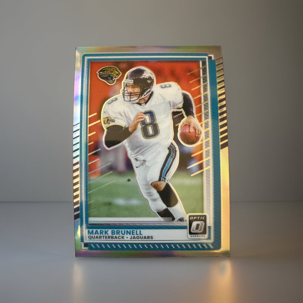 2025 DONRUSS OPTIC MARK BRUNELL PRIZM HOLO #121 JACKSONVILLE JAGUARS NFL CARD