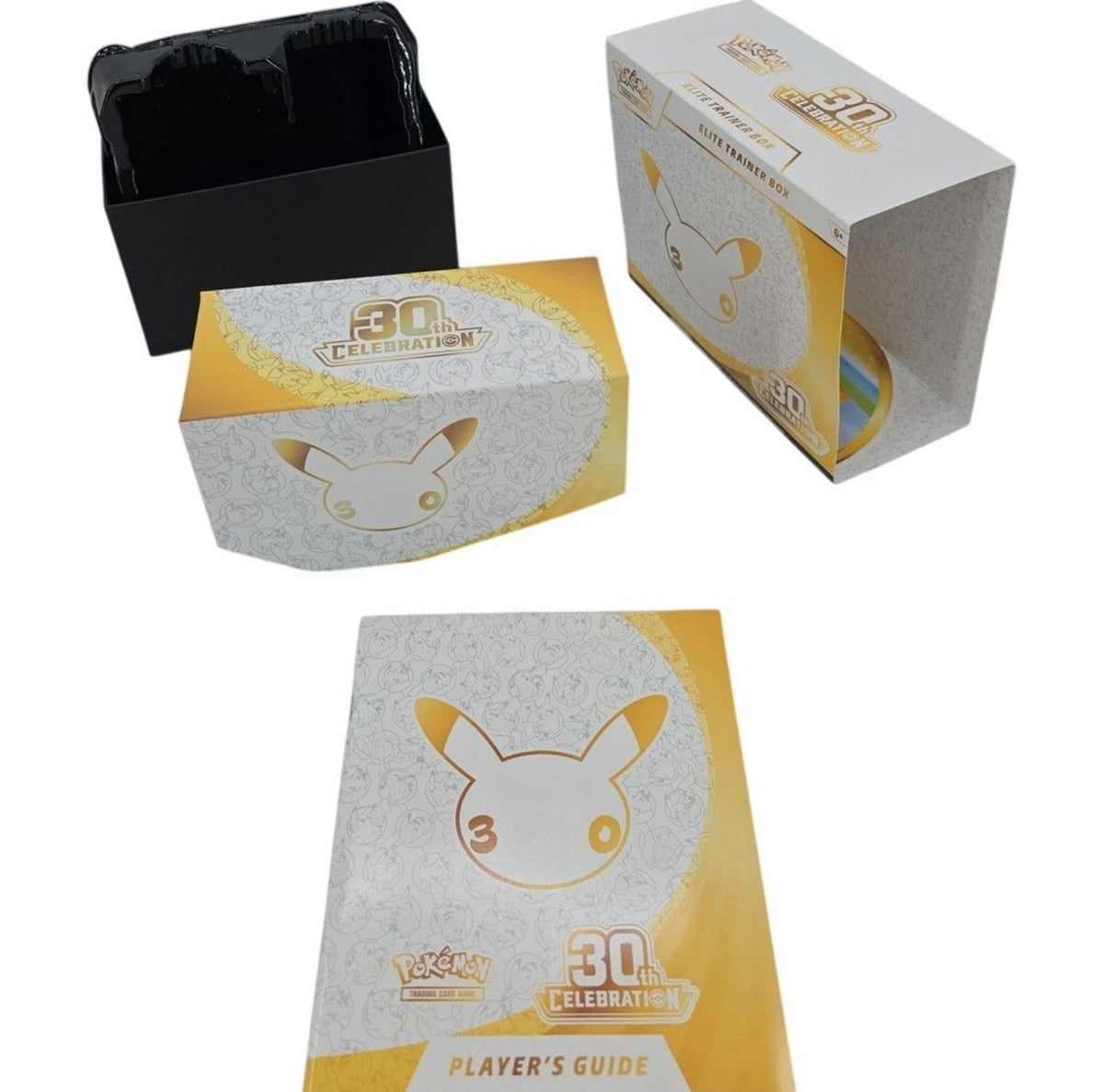 Pokemon 30th Celebration ETB Empty Box w Player’s Guide *OPENED/EMPTY* NO PACKS