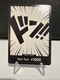 One Piece DON!! Card Japanese +1000 Your Turn – Black Don