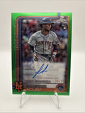 2025 Bowman - Chrome Rookie Autographs Luisangel Acuna #CRA-LA Green...