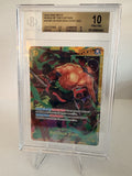 BGS Pristine 10 Roronoa Zoro OP06-118 SEC Wings of the Captain One Piece