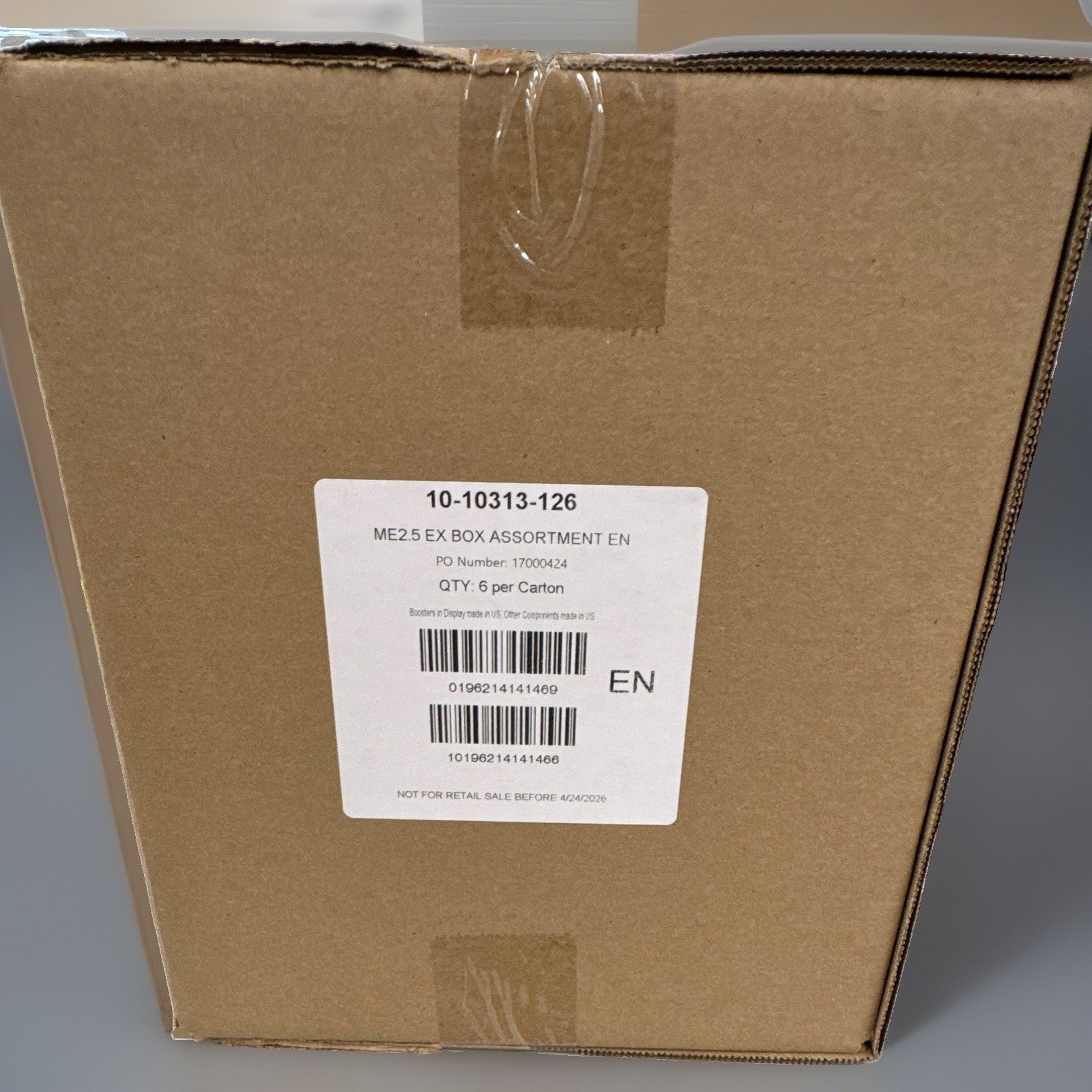 Pokémon TCG ME2.5 EX Box Assortment EN Sealed Case 6/Carton 10-10313-126
