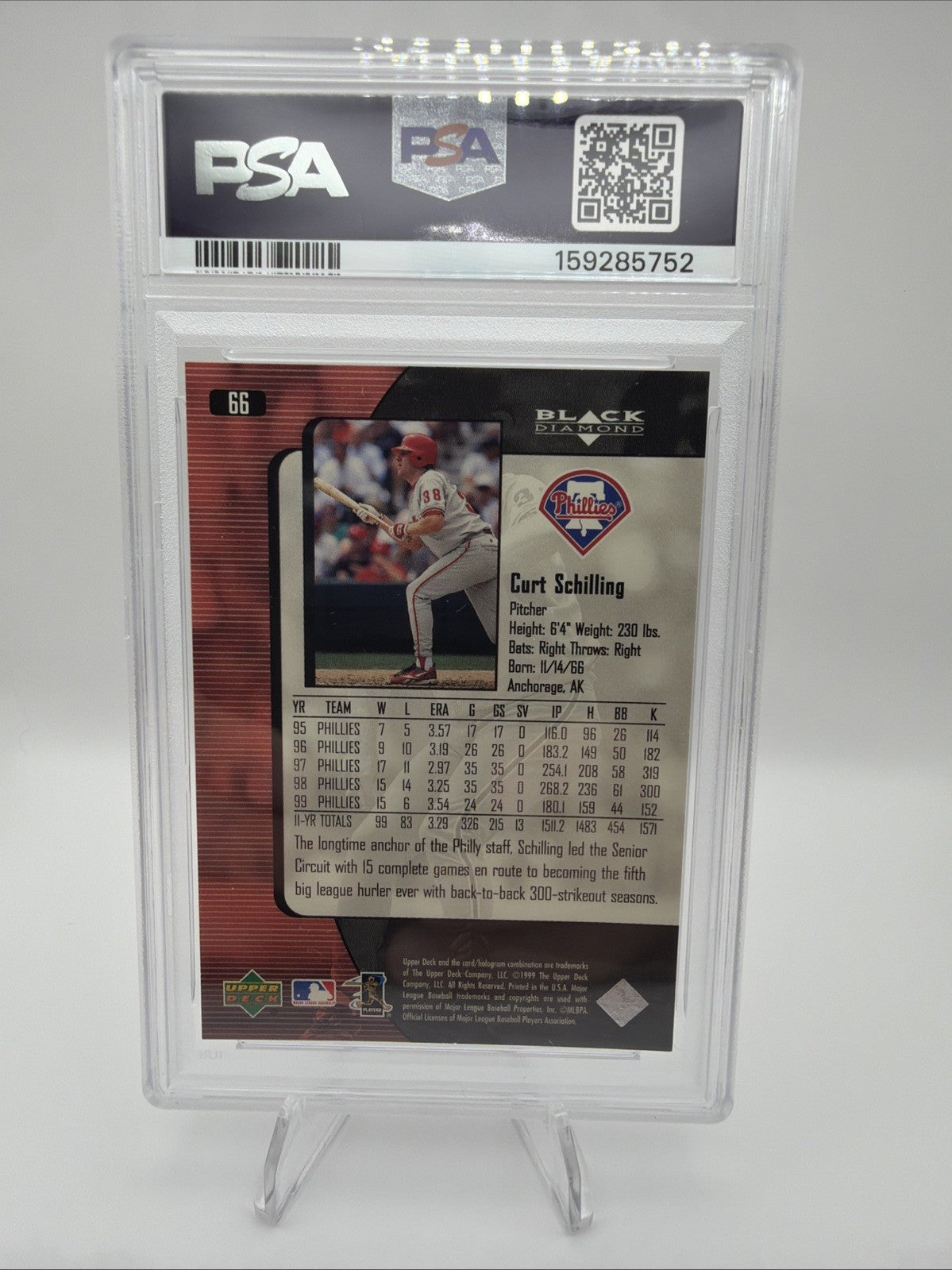 2000 Black Diamond - Curt Schilling #66
