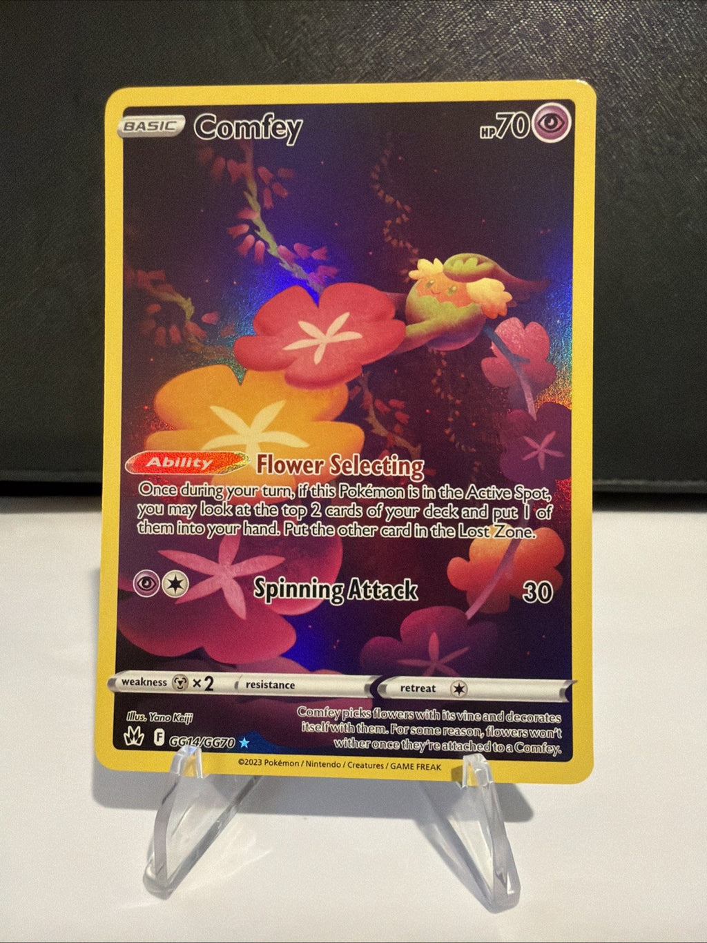 Comfey GG14/GG70 SWSH: Crown Zenith: Galarian Gallery Holo
