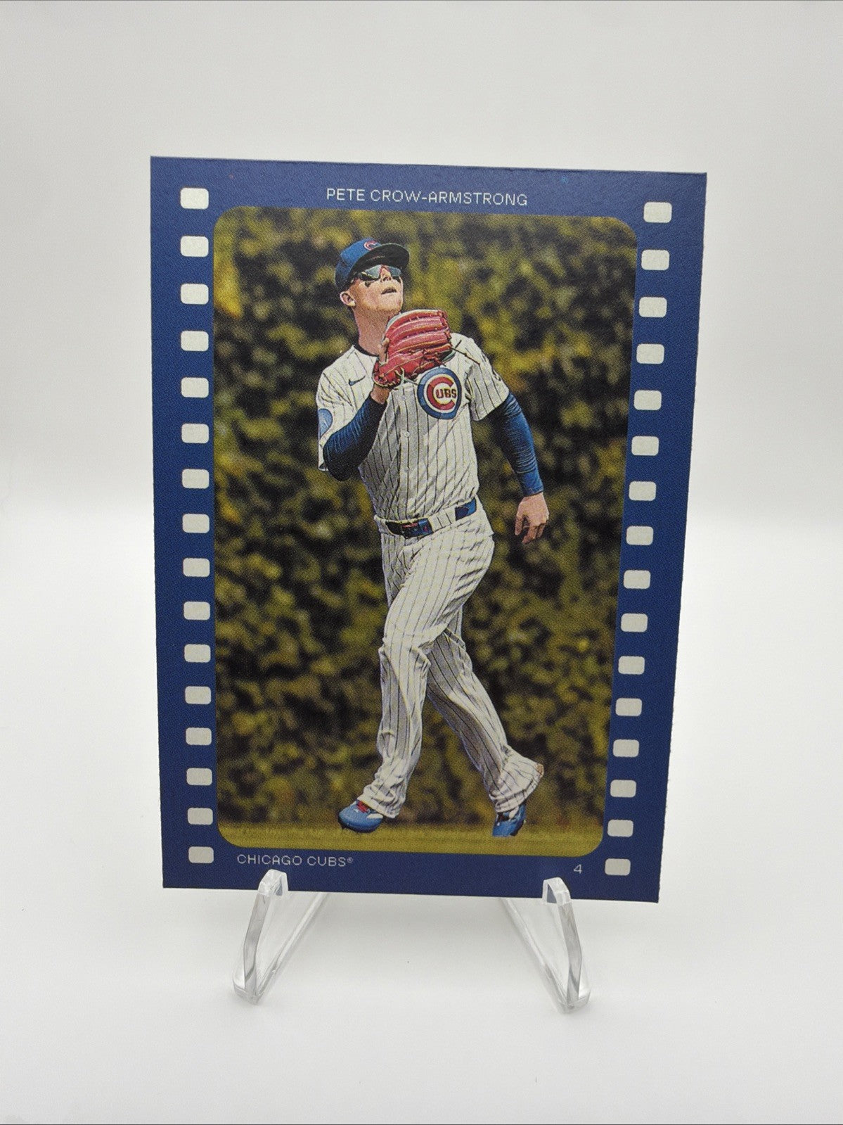 2025 Topps Black & White Pete Crow-Armstrong #7 Film Strip Parallel Cubs