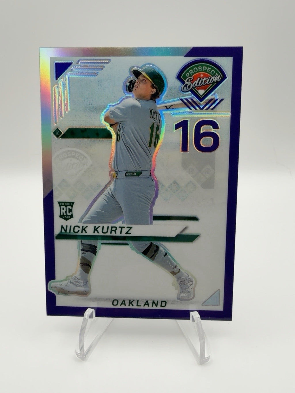 2025 Panini Prospect Edition - Nick Kurtz #50 Purple /99 (RC)