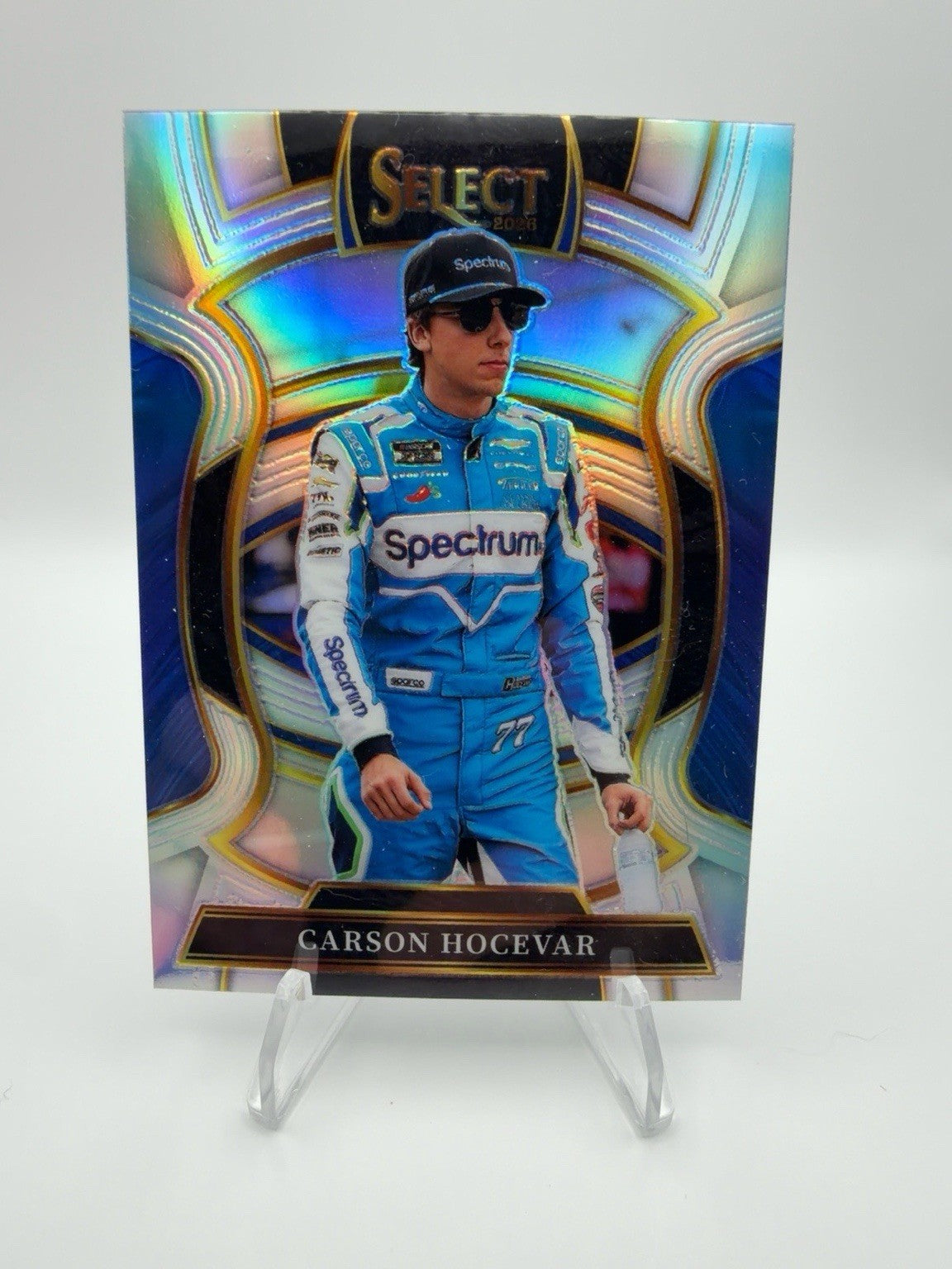 2026 Panini Select - Grandstand Carson Hocevar #26 Silver Prizm