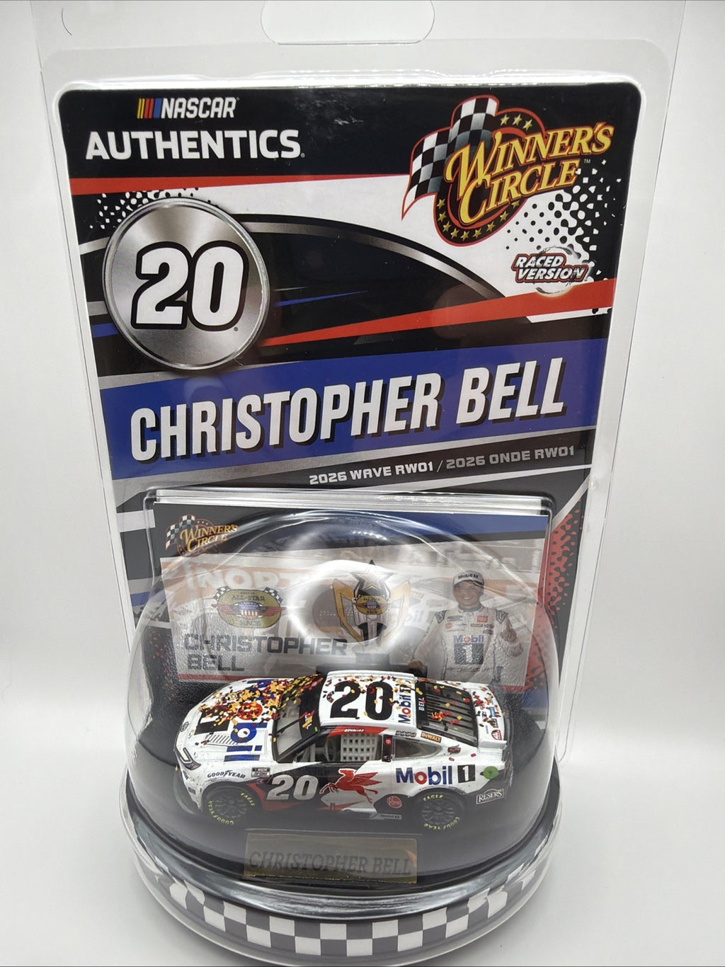 Christopher Bell Mobil 1 All-Star Win NASCAR Winner’s Circle 1:64 2026 Wave 1