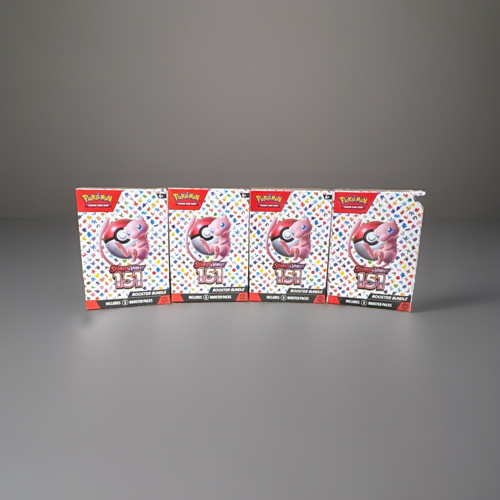 Pokemon TCG Scarlet & Violet 151 Booster Bundle Lot of 4 Sealed Boxes 6 Pks Each