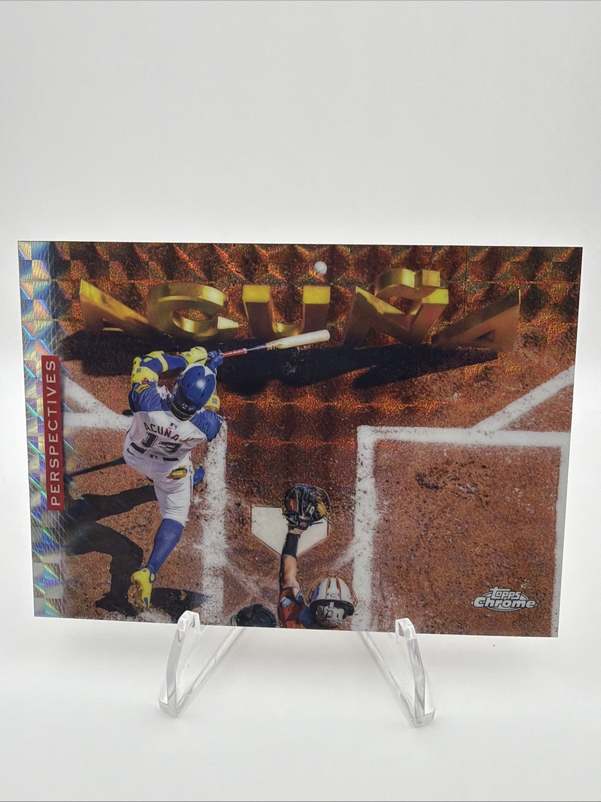 2026 Topps Chrome Ronald Acuna Jr. Perspectives Geometric Refractor #P-6 Braves