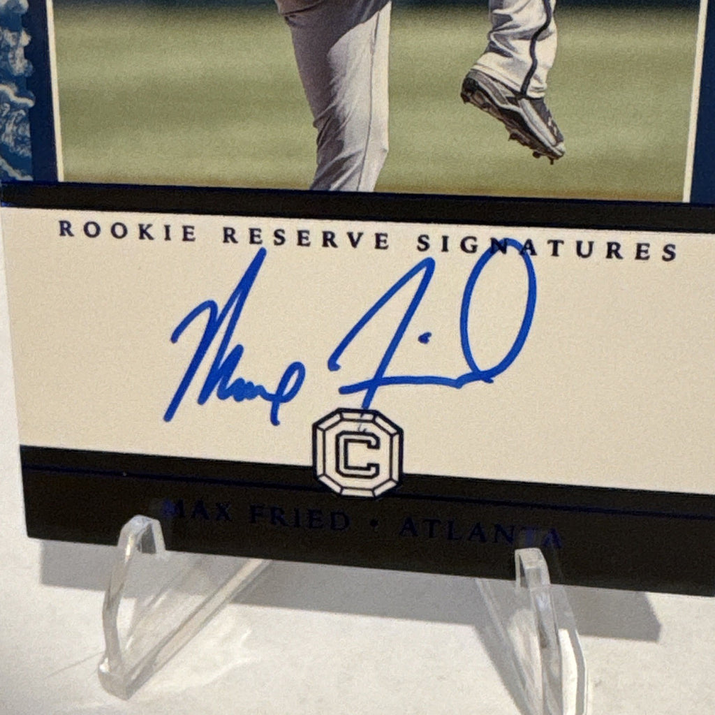 Panini 2018 Cornerstones Max Fried Atlanta Braves Rookie Auto RRS-MF