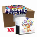 Pokemon TCG Prismatic Evolutions 10 BOX ELITE TRAINER BOX CASE Factory Sealed