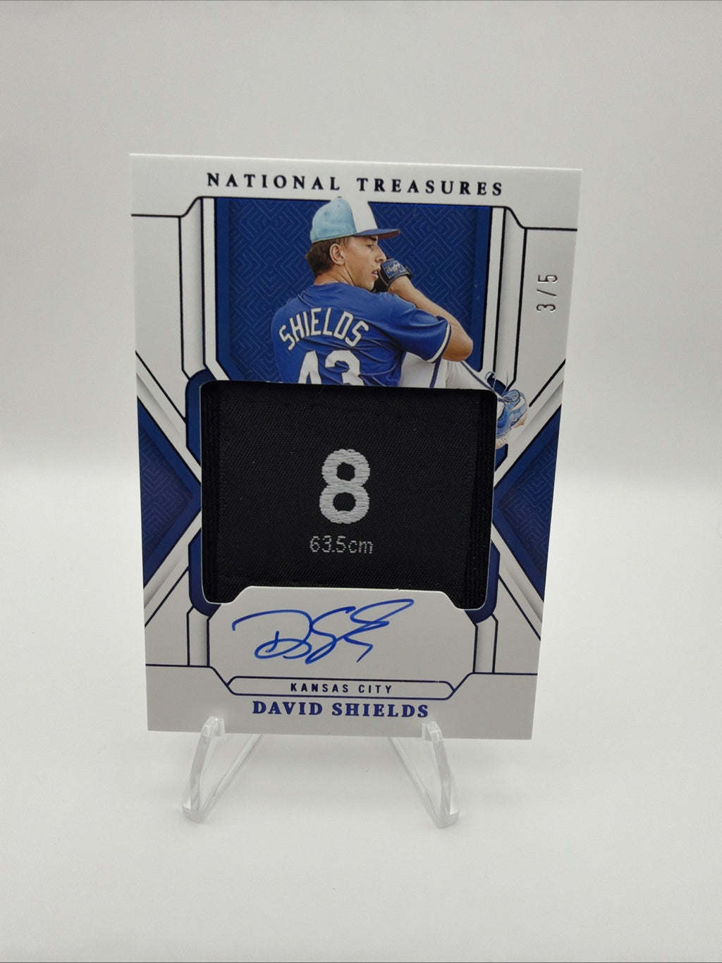 2025 National Treasures  DAVID SHIELDS  04/10  AUTO'D / PATCH /  Kansas City