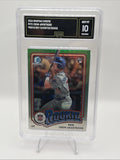 2024 Bowman Chrome Pete Crow-Armstrong ROY-13 RC GMA 10 Gem Mint Cubs