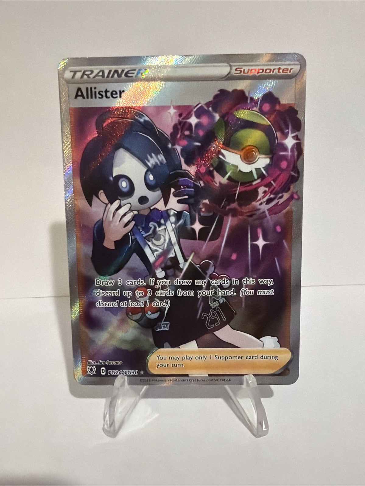 Pokemon Allister TG24/TG30 Astral Radiance Trainer Gallery NM Ultra Rare Pokemon