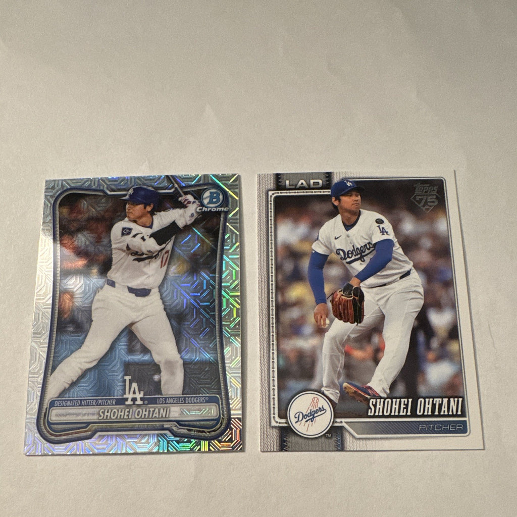 2025 Topps Bowman Shohei Ohtani Yoshinobu Yamamoto 7 Card Lot Mojo Dodgers