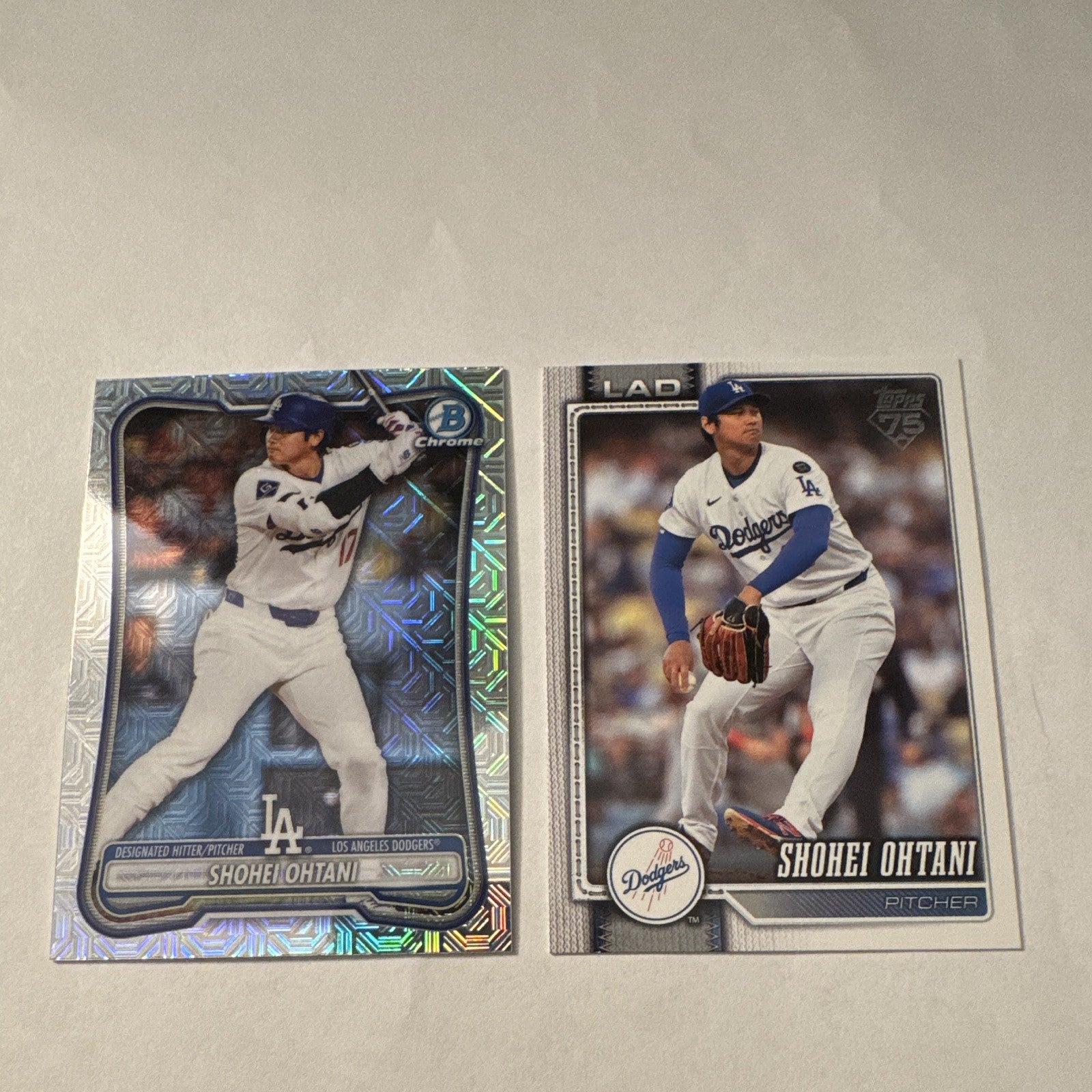 2025 Topps Bowman Shohei Ohtani Yoshinobu Yamamoto 7 Card Lot Mojo Dodgers