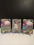 Pokémon Wigglytuff ex 3 Card Lot English & Japanese 151 + Paldean Fates Shiny