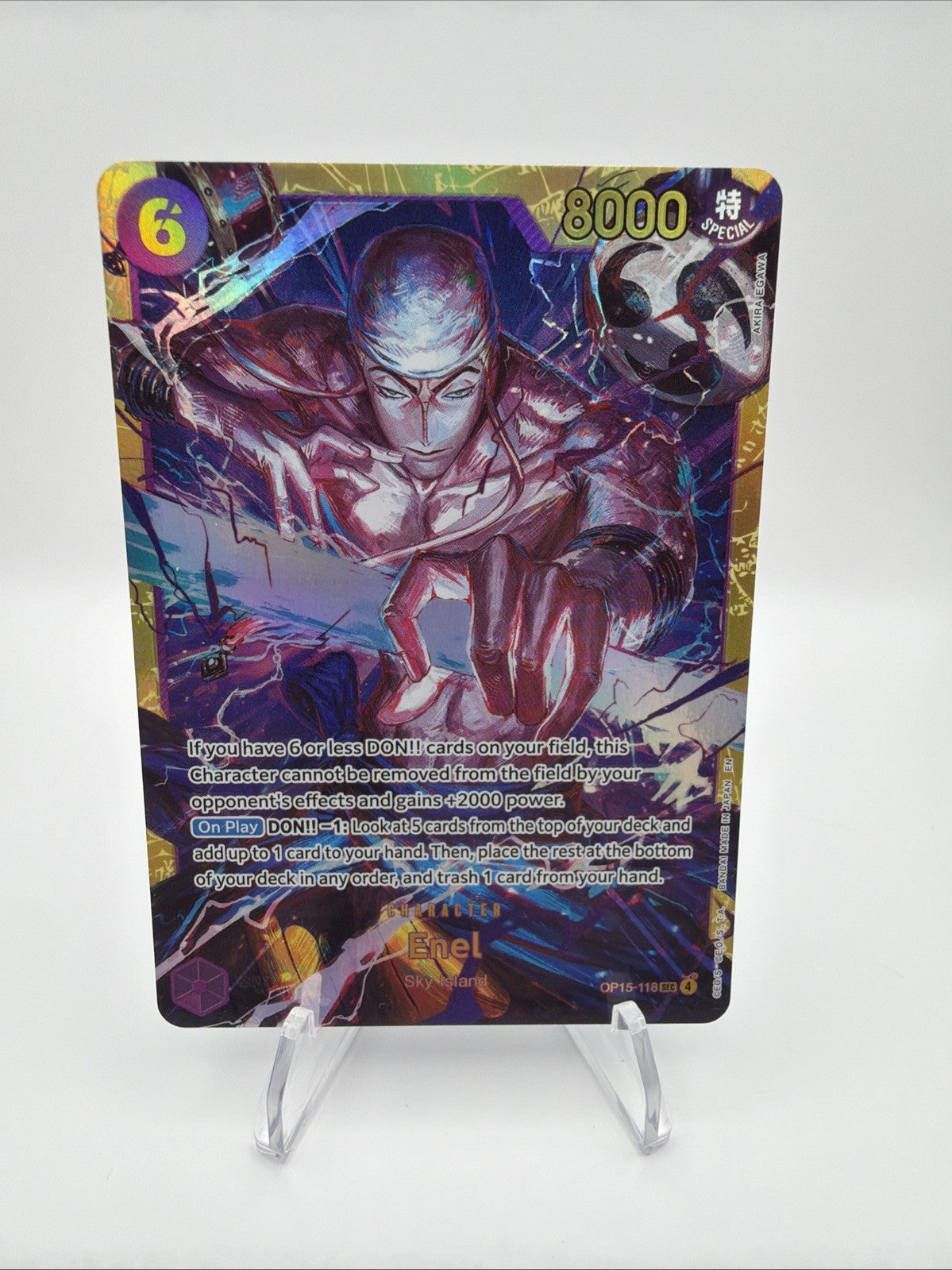Enel (OP15-118) OP15-118 Adventure on Kami's Island Foil