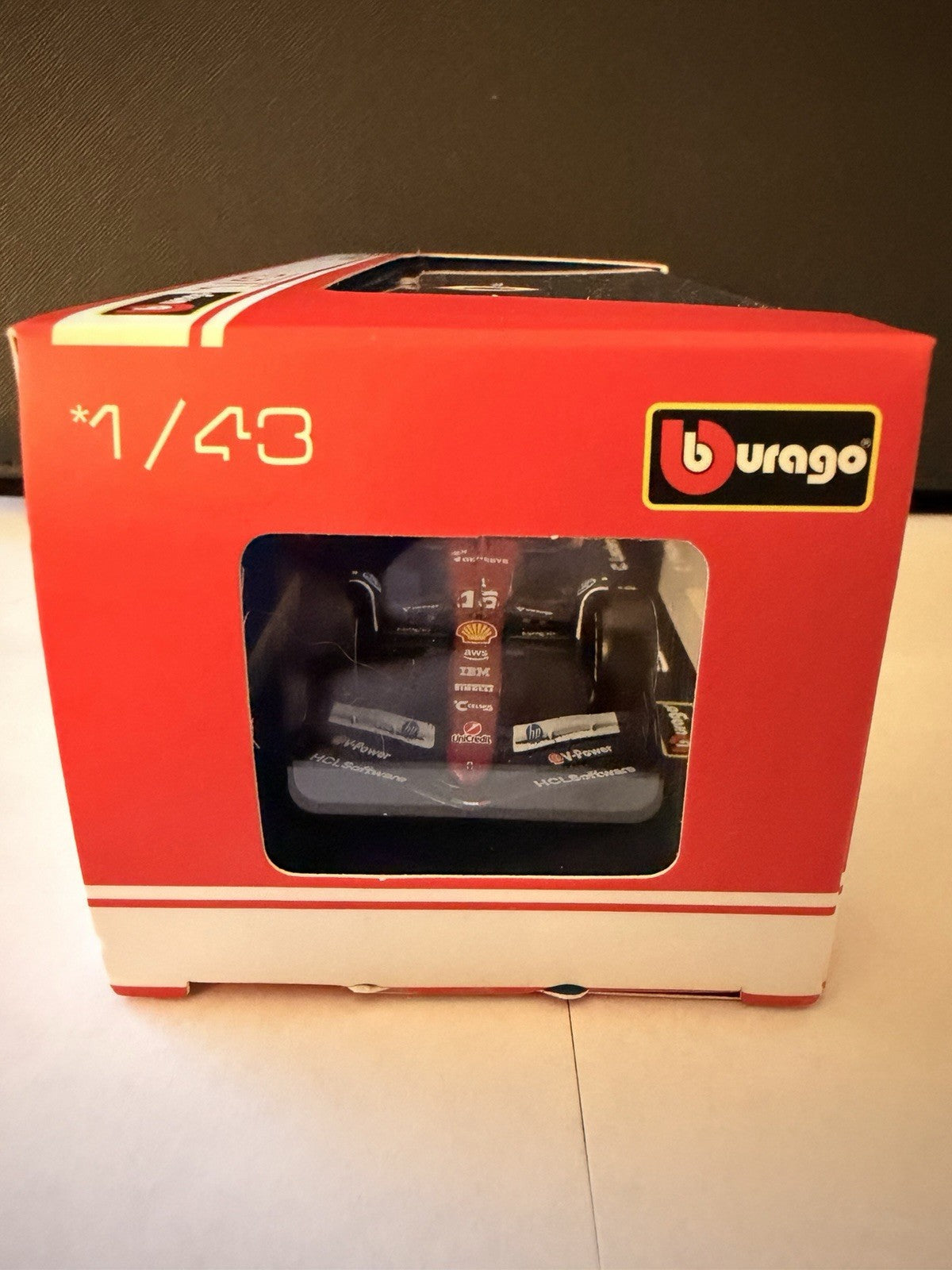 1:43 Bburago Premium F1 SF-25 Charles LeClerc 16 Ferrari Formula 1 Racing Car