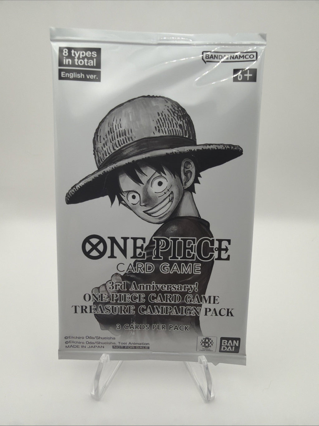 One Piece Card Game 3rd ANNIVERSARY TREASURE CAMPAIGN PACK  NEW   SEALED