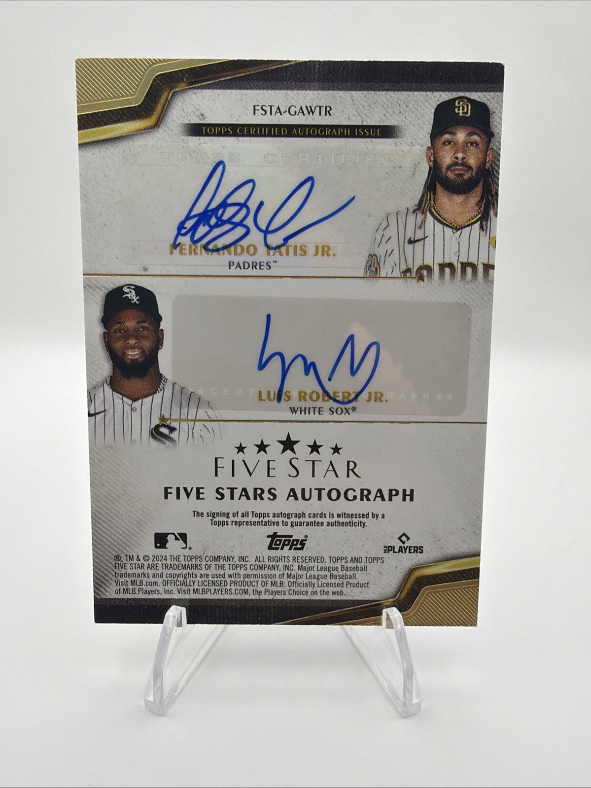 2024 Topps Five Star Acuna Witt Vlad Tatis Luis Robert Five Auto /5