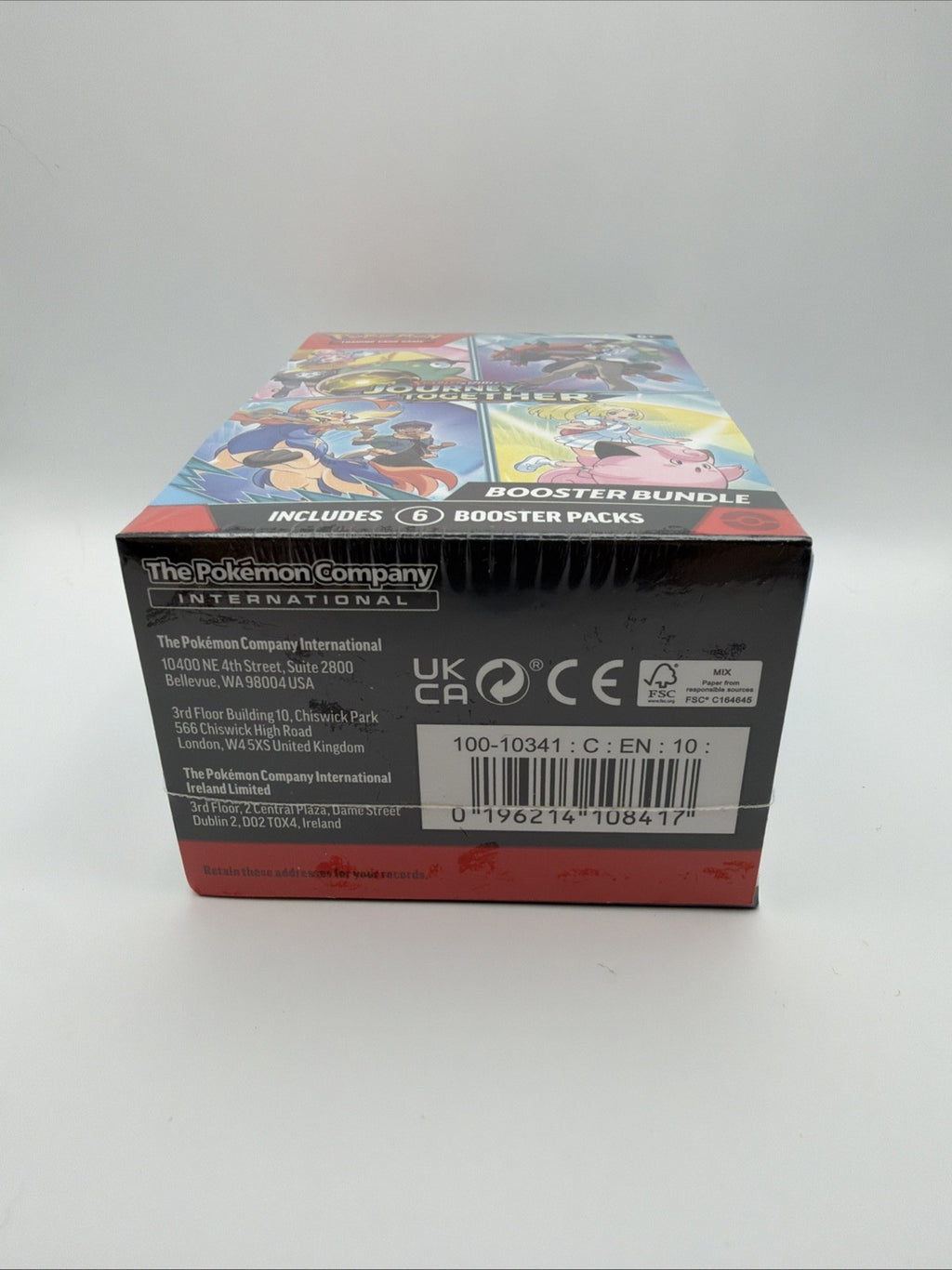 Pokemon TCG Journey Together Booster Bundle 6 Packs Factory Sealed English