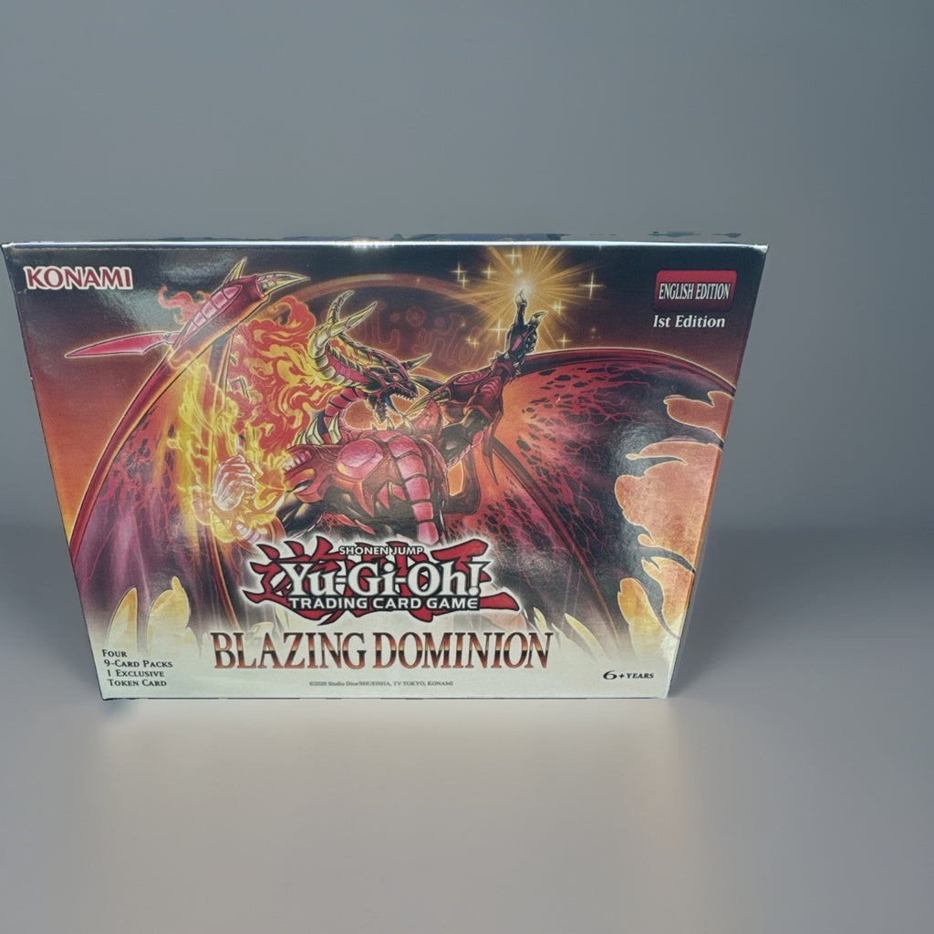 Yu-Gi-Oh! Blazing Dominion 1st Edition Box Factory Sealed 4 Booster Pks + Token