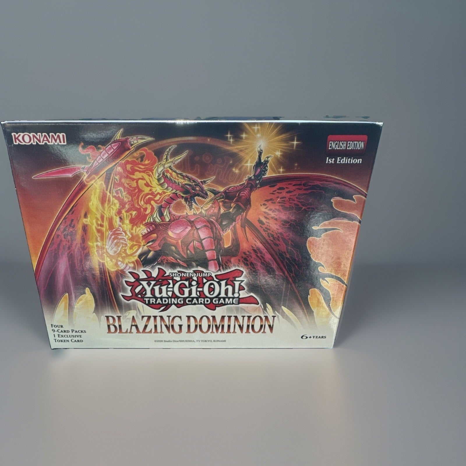 Yu-Gi-Oh! Blazing Dominion 1st Edition Box Factory Sealed 4 Booster Pks + Token